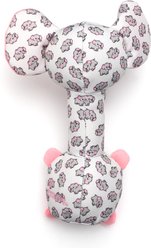 The Worthy Dog Elephant Long Neck Squeaky Plush Dog Toy, Gray slide 2 of 3