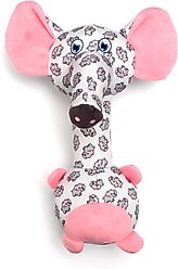 The Worthy Dog Elephant Long Neck Squeaky Plush Dog Toy, Gray slide 1 of 3