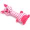 Show in main carousel: The Worthy Dog Piggy Long Neck Squeaky Plush Dog Toy, Pink slide 2 of 3