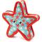 Show in main carousel: The Worthy Dog Starfish Squeaky Plush Dog Toy, Turquoise slide 3 of 3