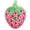 Show in main carousel: The Worthy Dog Strawberry Squeaky Plush Dog Toy, Pink, Small slide 1 of 4