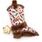 Show in main carousel: The Worthy Dog Wild Wild West Boot Squeaky Plush Dog Toy, Beige, Large slide 2 of 3