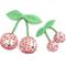 Show in main carousel: The Worthy Dog Cherries Jubilee Squeaky Plush Dog Toy, Pink, Small slide 2 of 4