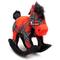 Show in main carousel: The Worthy Dog Christmas Rocking Horse Squeaky Plush Dog Toy, Red slide 3 of 4