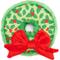 Show in main carousel: The Worthy Dog Christmas Wreath Squeaky Plush Dog Toy, Green, Large slide 1 of 3