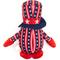 Show in main carousel: The Worthy Dog Uncle Sam Gnome Squeaky Plush Dog Toy, Red/White/Blue, Small slide 3 of 3