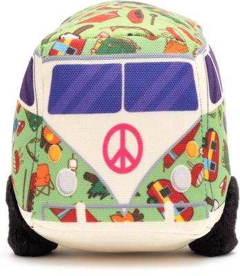 Show full view: The Worthy Dog Happy Camper Squeaky Plush Dog Toy slide 2 of 4