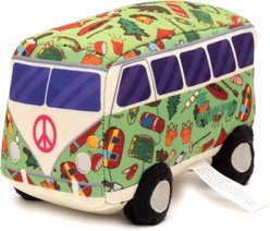 The Worthy Dog Happy Camper Squeaky Plush Dog Toy
