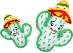 The Worthy Dog Cactus Squeaky Plush Dog Toy, Green, Large slide 2 of 3