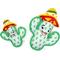 Show in main carousel: The Worthy Dog Cactus Squeaky Plush Dog Toy, Green, Small slide 2 of 3