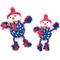 Show in main carousel: The Worthy Dog Christmas Snowman Squeaky Plush Dog Toy, Blue, Large slide 3 of 4