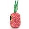 Show in main carousel: The Worthy Dog Pineapple Squeaky Plush Dog Toy, Fuchsia, Large slide 3 of 3