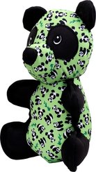 The Worthy Dog Panda Squeaky Plush Dog Toy, Green, Small slide 2 of 3