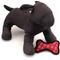 Show in main carousel: The License House Ohio State Block O Bone Squeaky Plush Dog Toy, Red, Large slide 3 of 4