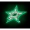 Show in main carousel: Littlearth NHL Neon Cat & Dog T-Shirt, Large, Dallas Stars slide 4 of 6