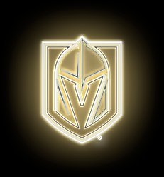 Littlearth NHL Neon Cat & Dog T-Shirt, Small, Vegas Golden Knights slide 2 of 6
