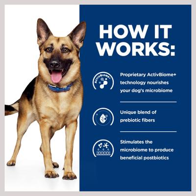 Show full view: Hill's Prescription Diet Gastrointestinal Biome Chicken & Vegetable Stew Wet Dog Food, 12.5-oz, case of 4 slide 7 of 12