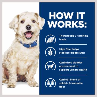 Show full view: Hill's Prescription Diet w/d Multi-Benefit Digestive, Weight, Glucose, Urinary Management Vegetable & Chicken Stew Wet Dog Food, 5.5-oz can, case of 4 slide 7 of 12