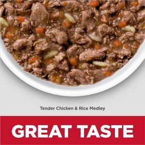 Hill's Science Diet Kitten Healthy Cuisine Tender Chicken & Rice Medley Wet Cat Food, 2.8-oz can, case of 4