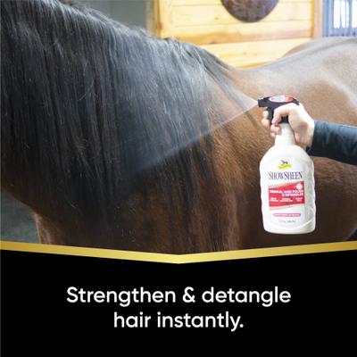 Show full view: Absorbine ShowSheen Instant Detangling Hair Polish & Detangler Horse Spray, 32-fl oz bottle slide 2 of 7