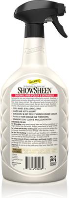 Show full view: Absorbine ShowSheen Instant Detangling Hair Polish & Detangler Horse Spray, 32-fl oz bottle slide 5 of 7