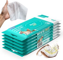 HICC PET Portable Sensitive Pet Anal Gland Dog Grooming Wipes, 20 count, 6 pack
