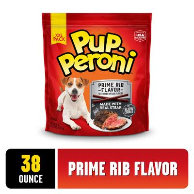 Show full view: Pup-Peroni Prime Rib Flavor Dog Treats, 76-oz bundle slide 3 of 11