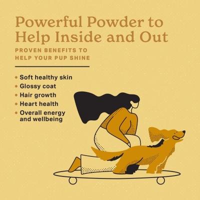 Show full view: The Missing Link Skin & Coat Powder Supplement for Dogs, 1-lb bag slide 3 of 12