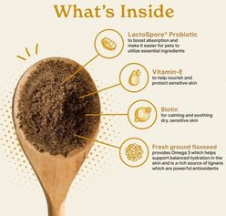 The Missing Link Skin & Coat Powder Supplement with Omegas & Probiotics for Dogs, 1-lb bag slide 2 of 8