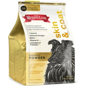 The Missing Link Skin & Coat Powder Supplement for Dogs, 5-lb bag