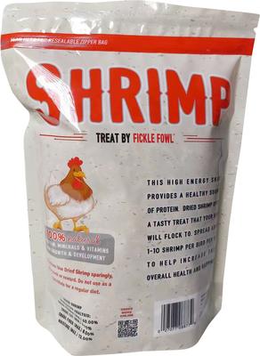 Show full view: Flock Fest Whole-Dried Shrimp Chicken Treat, 10-oz bag slide 3 of 6