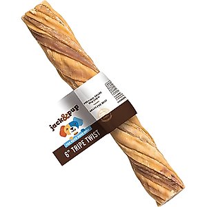 Jack & Pup Tripe Twist 6-in Dog Chew