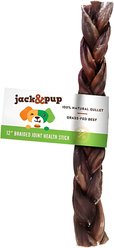 Jack & Pup Odor-Free Braided Joint Health Beef Gullet Sticks 12-in Dog Chew