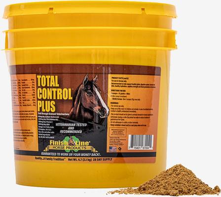 Show full view: Finish Line Total Control Plus Horse Comprehensive Supplement, 4.7-lb bucket slide 3 of 5