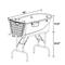 Show in main carousel: SHELANDY Pet Grooming Bathtub Dog Wash Station, Blue, 45-in slide 2 of 6