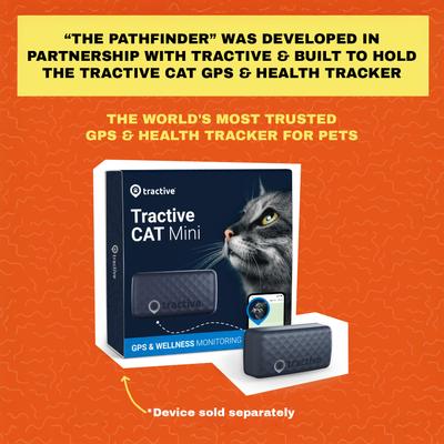 Show full view: Travel Cat The Pathfinder Reflective Cat Harness with GPS Tracker Pocket, Blue Sky, Small: 14 to 16-in chest slide 5 of 10
