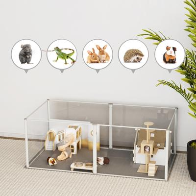 Show full view: BingoPaw 6 Panel Small Pet Acrylic Playpen, 48.8-in slide 4 of 9