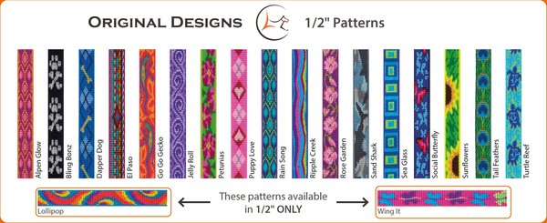 Show full view: LupinePet Original Designs Sunflowers Dog Collar, Sunflowers, X-Small: 8 to 12-in neck, 1/2-in wide slide 5 of 7