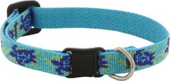 LupinePet Nylon Breakaway Cat Collar, One Size: 8-12-in neck, 1/2-in wide, Turtle Reef