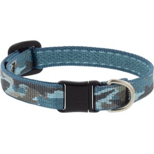 LupinePet Nylon Breakaway Cat Collar, One Size: 8-12-in neck, 1/2-in wide, Sand Shark