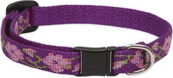 LupinePet Nylon Breakaway Cat Collar, One Size: 8-12-in neck, 1/2-in wide, Rose Garden