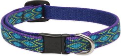LupinePet Nylon Breakaway Cat Collar, One Size: 8-12-in neck, 1/2-in wide, Rain Song