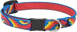 LupinePet Nylon Breakaway Cat Collar, One Size: 8-12-in neck, 1/2-in wide, Lollipop