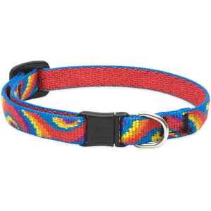 LupinePet Nylon Breakaway Cat Collar, One Size: 8-12-in neck, 1/2-in wide, Lollipop