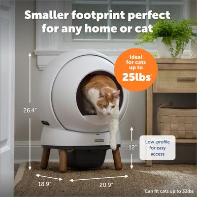Show full view: PetSafe ScoopFree SmartSpin Self-Cleaning Cat Litter Box Bundle, White slide 6 of 11