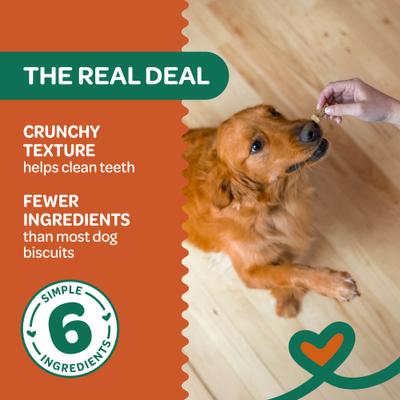 Show full view: Wholesome Pride Pet Treats Nature's Biscuits Sweet Potato Mini Dog Crunchy Treats, 16-oz bag slide 3 of 11