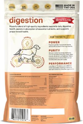 Show full view: The Missing Link Digestion Superfood Supplement Powder for Dogs & Cats, 1-lb bag slide 8 of 10