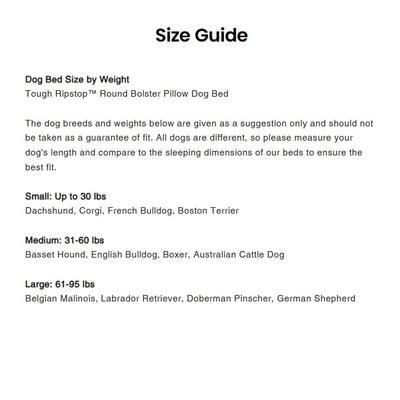 Show full view: K9 Ballistics Tough Ripstop Round Bolster Dog Bed, Obsidian Black, Large slide 3 of 4