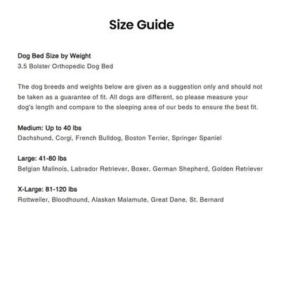 Show full view: K9 Ballistics Tough Ripstop 3.5 Orthopedic Bolster Dog Bed, Obsidian Black, Medium slide 5 of 5