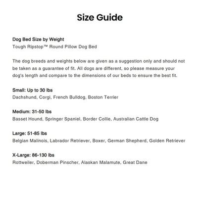 Show full view: K9 Ballistics Tough Ripstop Round Pillow Dog Bed, Sage Green, Medium slide 7 of 9